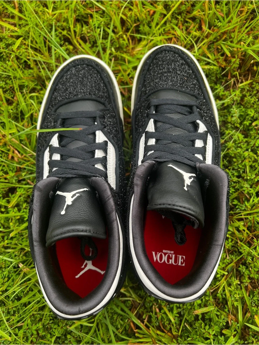 RARE Air Jordan 3 size 10 Mens Vogue AWOK Black shoes